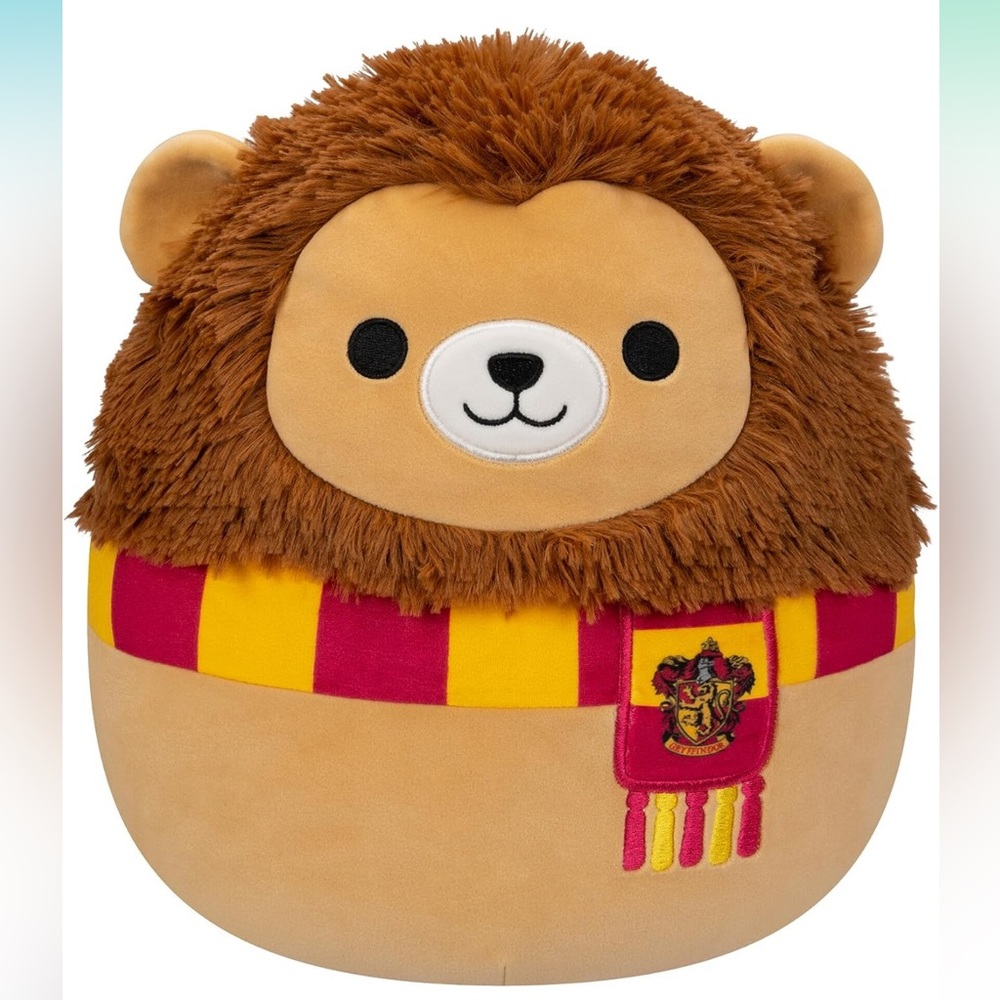 Squishmallow Harry Potter Gryffindor Lion Plush 10 inch